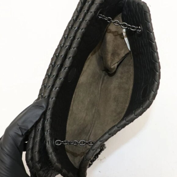 Bottega Veneta Pebbled Leather Chain Handbag - Picture 10 of 16